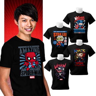 Funko Pop Marvel Design Shirt DTF Print Unisex Popular Characters Comics Spider-Man Venom Dr Strange_01