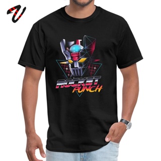 Rocket Punch T-shirt Cool Mazinger Vaporwave T Shirt Men Fashion Street Designer Summer Clothing Cotton Tops Japan _01