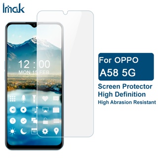 Original Imak Oppo A58 5G ฟิล์มกันรอยหน้าจอ นิ่ม นาโน ป้องกันการระเบิด ฟิล์มป้องกัน บางเฉียบ