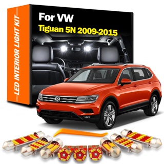 ชุดหลอดไฟ LED 13 ชิ้น สําหรับ Volkswagen VW Tiguan 5N 2009-2015