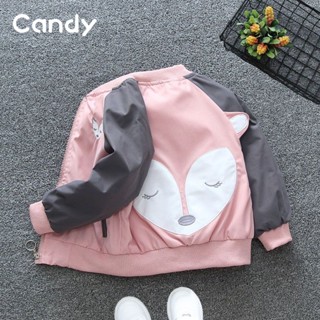 Candy Kids Candy เสื้อกันหนาวเด็ก แจ็คเก็ต เสื้อผ้าเด็ก ชุดเด็ก สไตล์เกาหลี นุ่ม และสบาย ทันสมัย ทันสมัย คุณภาพสูง สวย P21Q00C 36Z230909