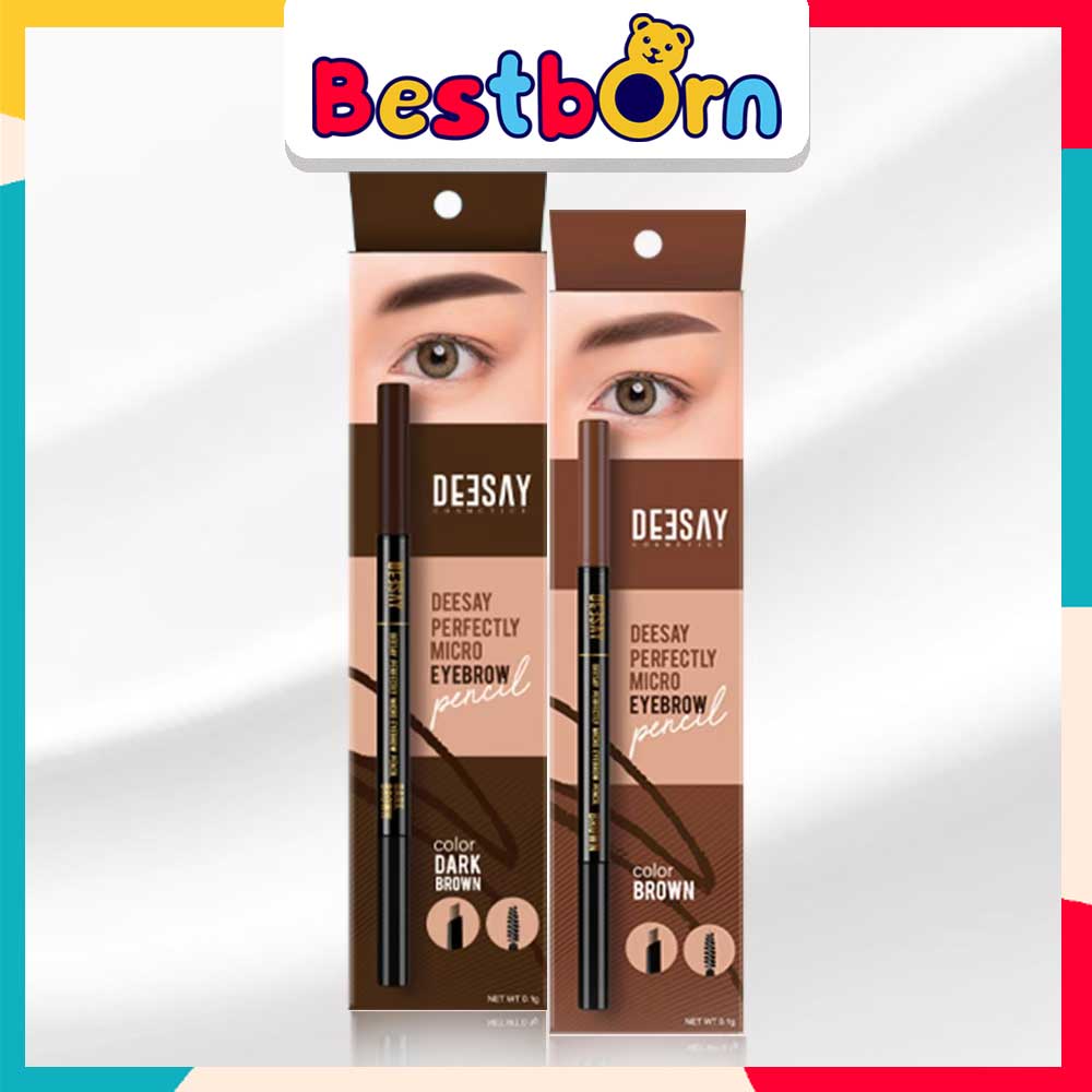 ดินสอเขียนคิ้ว-deesay-eyebrown-micro-pencil-กันน้ำ-กันเหงื่อ-ติดทนนานทั้งวัน-eyebrow-brown