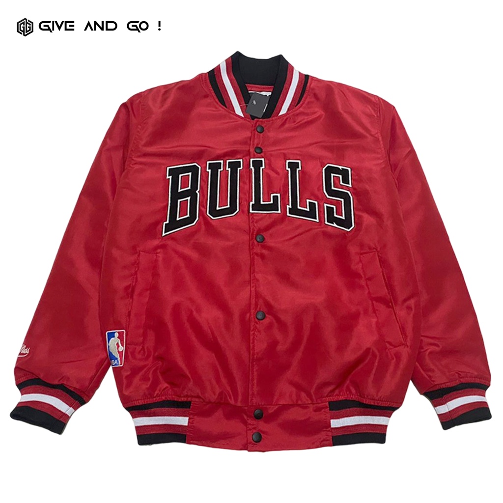 Varsity Bulls NBA Premium Jacket - Bomber Jacket Labels Chicago ...