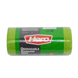MODERNHOME HERO ถุงขยะม้วน 18x20 นิ้ว สีเขียว (40 ใบ) ถุงขยะ ถุงใส่ขยะ