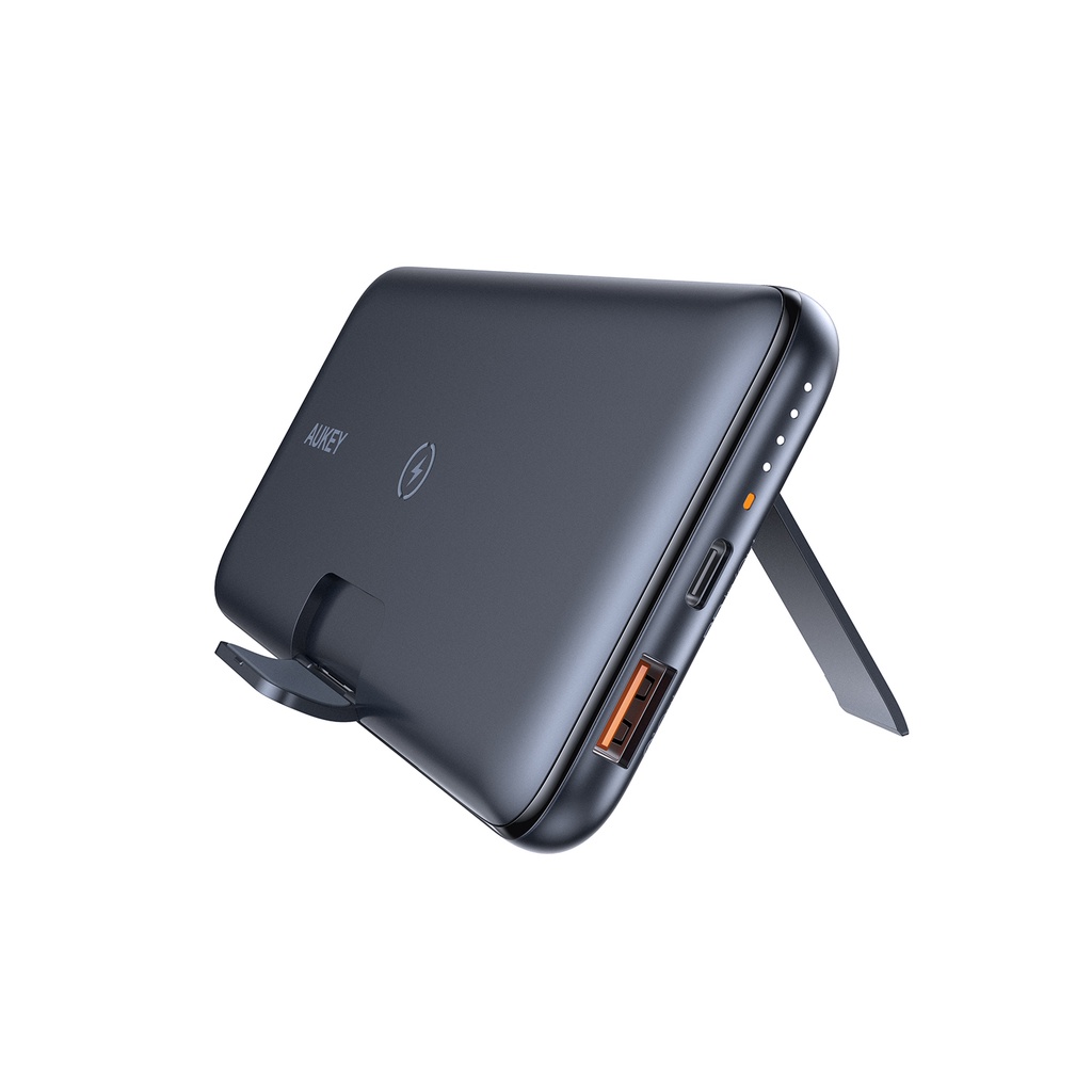 ภาพหน้าปกสินค้าAUKEY PB-WL02 พาวเวอร์แบงชาร์จเร็ว PD&QC3.0&SCP 22.5W 10000mAh with Wireless Charging 10W รองรับ Samsung, Xiaomi, Vivo, Realme, Oppo รุ่น PB-WL02 จากร้าน aukeythailandofficialstore บน Shopee