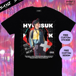 เสื้อยืดวินเทจ Kaos Choi Hyunsuk Treasure YG ชุดสตรีทแวร์เกาหลี Tshirt KPop custom kaos kpop โดย sayzStreetwear ผู้_11