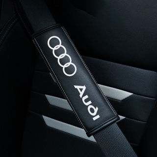 ปลอกหุ้มเข็มขัดนิรภัยรถยนต์ อุปกรณ์เสริม สําหรับ Audi A3 A4 A5 A6 A7 A8 S3 S4 S5 S6 S7 S8 Q3 Q5 Q7 2 ชิ้น