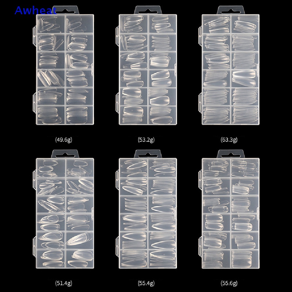 awheat-ใหม่-อุปกรณ์ต่อเล็บเจล-uv-120-ชิ้น