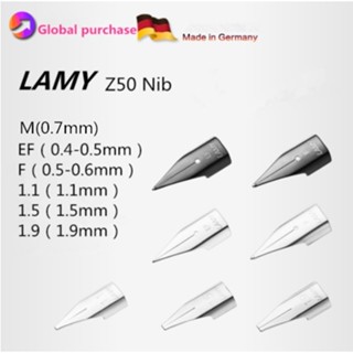 △Lamy Z50 Schwarz Replacement Nib (Black Steel Nib) - หัวปากกาลามี เหล็ก สีดำ สำหรับ Lamy Safari, Al-Star etc.