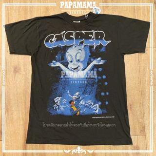 [ CASPER ] The MOVIE PROMO SHIRTเสื้อการ์ตูน เสื้อหนัง แคสเปอร์ เสื้อวินเทจ papamama vintage