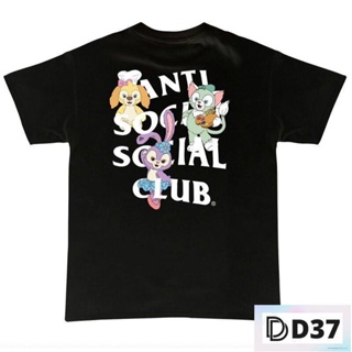 พร้อมส่ง  D37-เสื้อผู้ชาย/ผู้หญิง S-XXXL T-shirt เสื้อยืเ เสื้อยืดแขนสั้น Anti Social Social Club ดัฟฟี่เสื้อยืดแขนสั้น