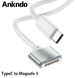 Ankndo สายเคเบิลอะแดปเตอร์ Type-c เป็น Magsf 3 สําหรับ mac-(book) Air Pro 14 นิ้ว 16 นิ้ว A2442 A2485 2021 2022