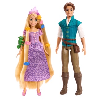 Disney Playset Rapunzel &amp; Flynn Rider Set ดิสนีย์ ปริ้นเซส เพลย์เซต ตุ๊กตาราพันเซล และฟลิน HLW39