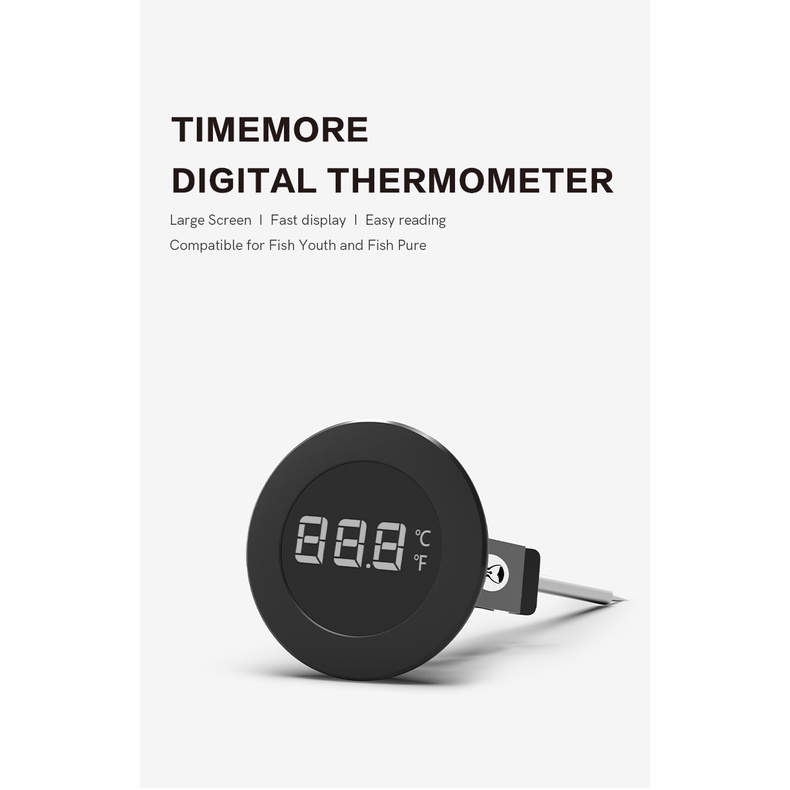 ภาพสินค้าTIMEMORE Digital Thermometer Stick แท่งวัดอุณหภูมิดิจิตอล เครื่องวัดอุณหภูมิอิเล็กทรอนิกส์ดิจิตอล จากร้าน timorestore บน Shopee ภาพที่ 1