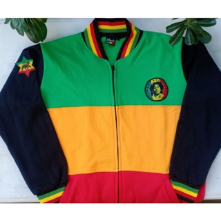 เสื้อแจ็กเก็ต Rasta Bob Marley reggae jamaica