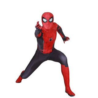 PARKER ชุดบอดี้สูทลาย Spider Man สําหรับเด็กและผู้ใหญ่