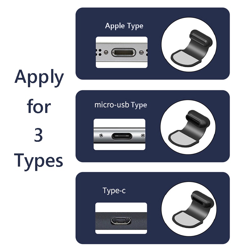 ปลั๊กซิลิโคนกันฝุ่น-ปลั๊กกันน้ํา-สําหรับโทรศัพท์มือถือ-type-c-micro-iso-พอร์ตชาร์จ-ฝาครอบป้องกันปลั๊ก