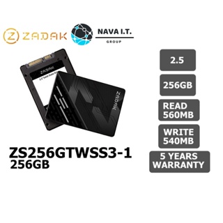 ภาพหน้าปกสินค้า⚡️ส่งด่วนใน1ชม.ทักแชท⚡️ ZADAK SSD GAMING Z TWSS3 256GB RP Read 560Mb/s Write 540 Mb/s 5 Years ที่เกี่ยวข้อง