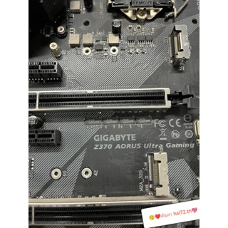 ภาพขนาดย่อของภาพหน้าปกสินค้าGigabyte Technology Gigabyte Z370 AORUS UITRA บอร์ดเกมมิ่งแกะสลักการ์ด 1151-Pin รุ่น 4 หน่วยความจํา สี่ช่อง Dual M2 โซลิดสเตทไดรฟ์อินเตอร์เฟซ ฟังก์ชั่นทดสอบปกติ พร้อมแผ่นกั้นดั้งเดิม ใหม่ เข็ม CPU รองรับรุ่นที่ 8 รุ่นที่ 9 จากร้าน hai72.th บน Shopee ภาพที่ 1