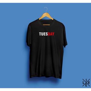 เสื้อยืด พิมพ์ลาย Xline Kaos Distro Days Series TUESDAY สําหรับผู้ชาย