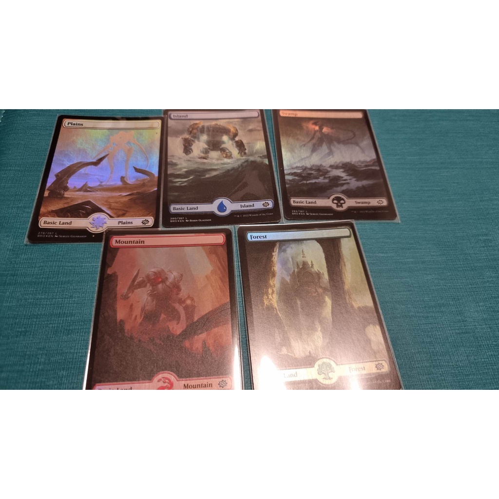 Basic Land Full art Foil และ Normal การ์ด Magic the Gathering ของแท้จาก ...