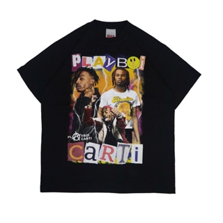 เสื้อยืดคอกลมเสื้อยืด Fury Off US PLAYBOI CARTI RAPผ้าฝ้ายแท้_03