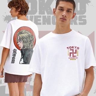 Hot Japanese oversize Anime Tokyo Revengers Mikey Draken Graphic T Shirt Unisex Manga Hip Hop_07