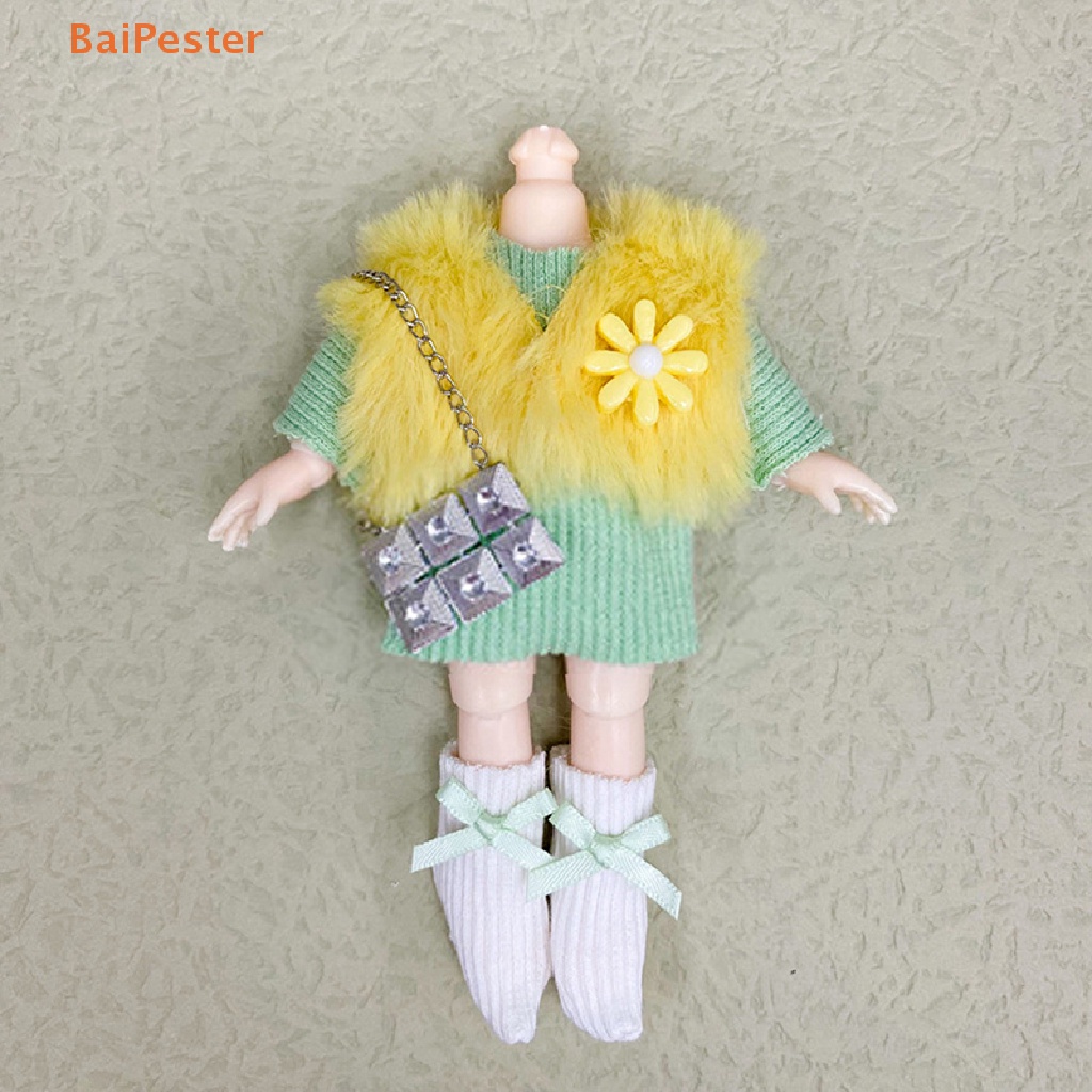 baipester-ชุดเสื้อผ้าน่ารัก-แฟชั่น-สําหรับตุ๊กตา-16-17-ซม-ob11-1-8-bjd