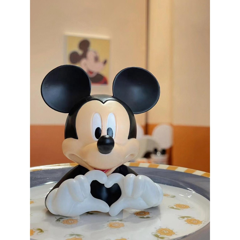 disney-พร้อมส่ง-ราคาประหยัด-ใหม่-ฟิกเกอร์มิกกี้-มินนี่เมาส์-สตูดิโอ-ขนาดเล็ก-สําหรับตกแต่งรถยนต์