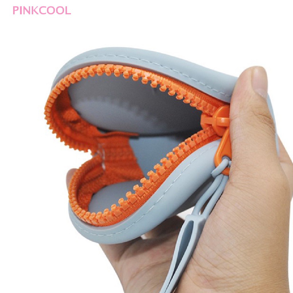 pinkcool-ขายดี-กระเป๋าสตางค์-ซิลิโคน-ทรงกลม-ขนาดเล็ก-สีพื้น-น่ารัก-สําหรับใส่เหรียญ-1-ชิ้น
