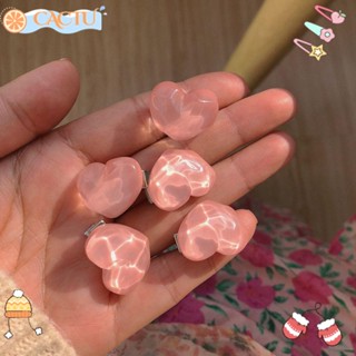 กิ๊บติดผม รูปดอกกุหลาบน่ารัก สีชมพู สําหรับเด็กผู้หญิง จํานวน 5 ชิ้น