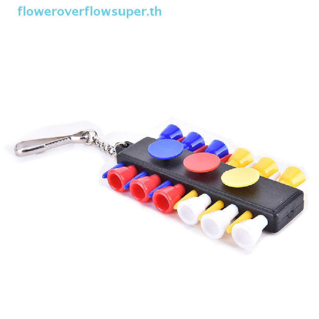 Fsth ที่วางลูกกอล์ฟ 1 ชิ้น พร้อมที่ตั้งลูกกอล์ฟ พลาสติก 12 ชิ้น และที่ ...