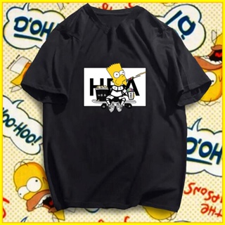 The simpson bart  T-shirt cotton Unisex Asian size 7colour #FreeShippingShopee #COD_07