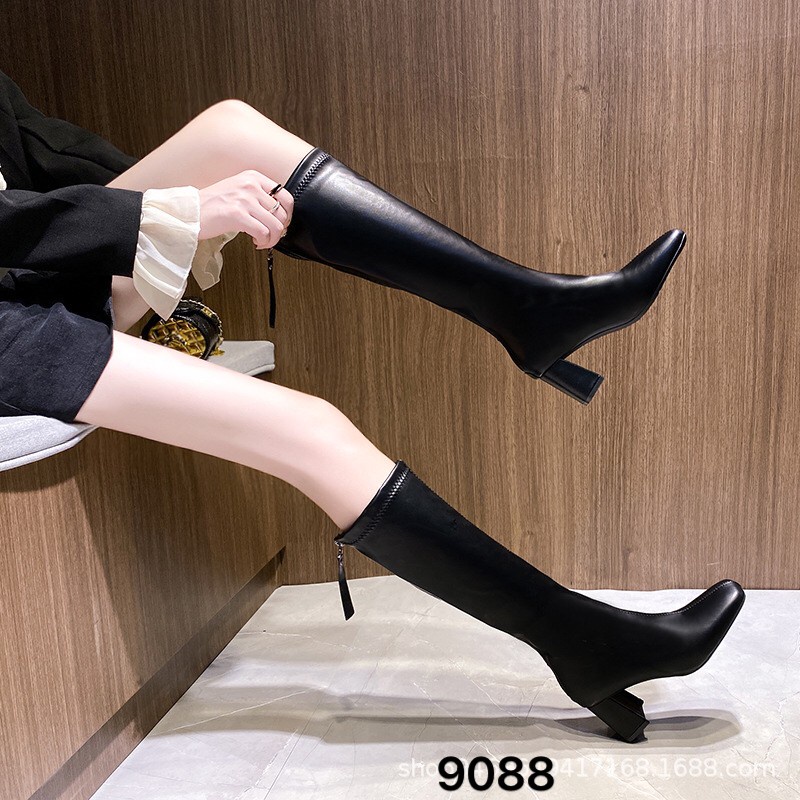 9088-รองเท้าบูทยาวงานสวยมาก-สีสวย-ใส่กับชุดไหนก็เริ่ด