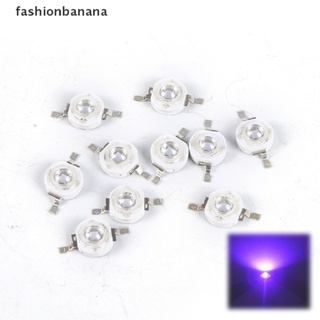 [fashionbanana] ใหม่ หลอดไฟอัลตราไวโอเลต LED 3W ชิป UV 395nm 10 ชิ้น