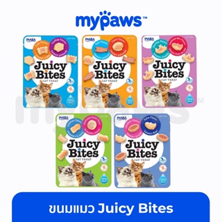 ภาพขนาดย่อของสินค้าMy Paws Inaba - Juicy Bites (OF) ขนมแมวหนึบหนับ แบบเม็ดนิ่ม