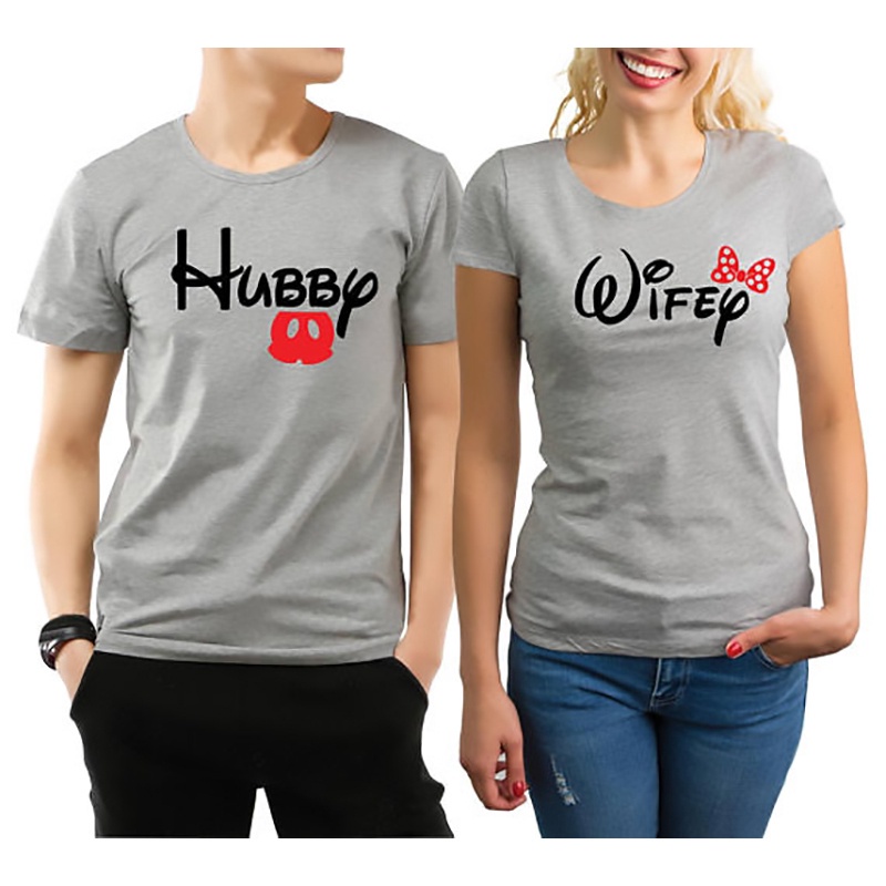 couple-t-shirt-เสื้อยืดคู่รัก-เสื้อยืดแขนสั้น-พิมพ์ลาย-hubby-wifey-น่ารัก-พลัสไซซ์-แฟชั่นฤดูร้อน-สําหรับผู้ชาย-และผ-05