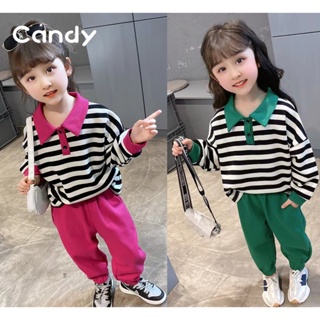 Candy Kids Candy ชุดเด็กผู้หญิง เสื้อผ้าเด็ก ชุดเด็ก สไตล์เกาหลี นุ่ม และสบาย ทั้งชุด Comfortable Stylish สไตล์เกาหลี Korean Style P25R00Y 36Z230909