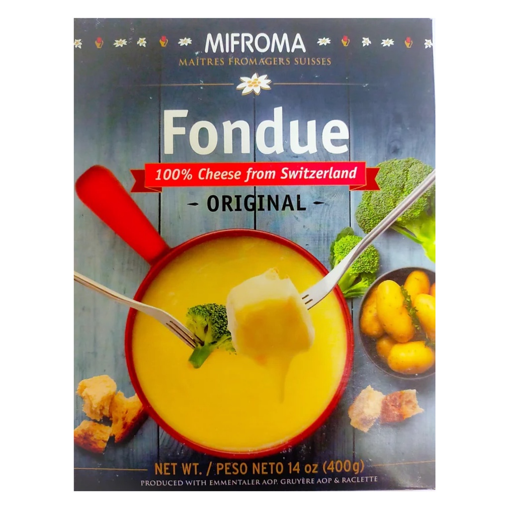 มิโฟรมา ออริจินัลฟองดูชีส จากสวิตเซอร์แลนด์ 400 กรัม Original Swiss