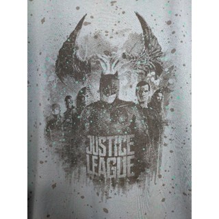 เสื้อยืด มือสอง ลายภาพยนตร์ DC Justice League อก 44 ยาว 28