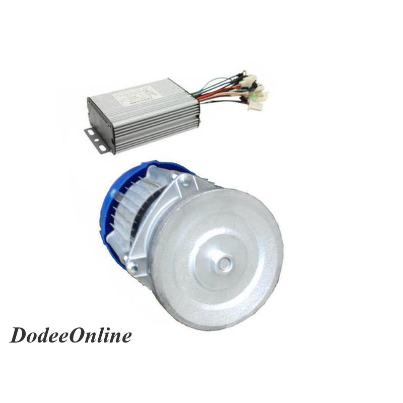 มอเตอร์บลัสเลส-dc-48v-1200w-ติดตั้งมู่เล่ย์-6-นิ้ว-2-ร่อง-b-พร้อมกล่องคอนโทรล-bldc-motor-รุ่น-bldc-1200