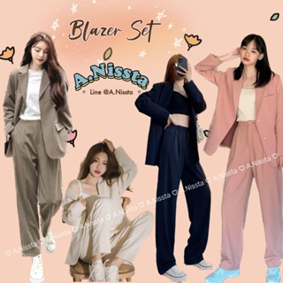 Blazer​ Set​ สไตล์เกาหลี​ ชุดเซ็ตสูทสวยมาก