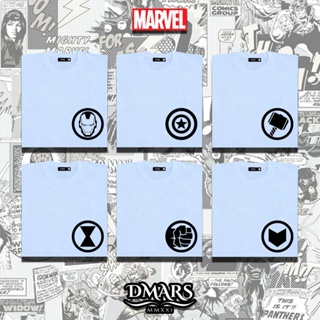 DMARS Marvel Superheroes White Printed Shirts Set 1_01