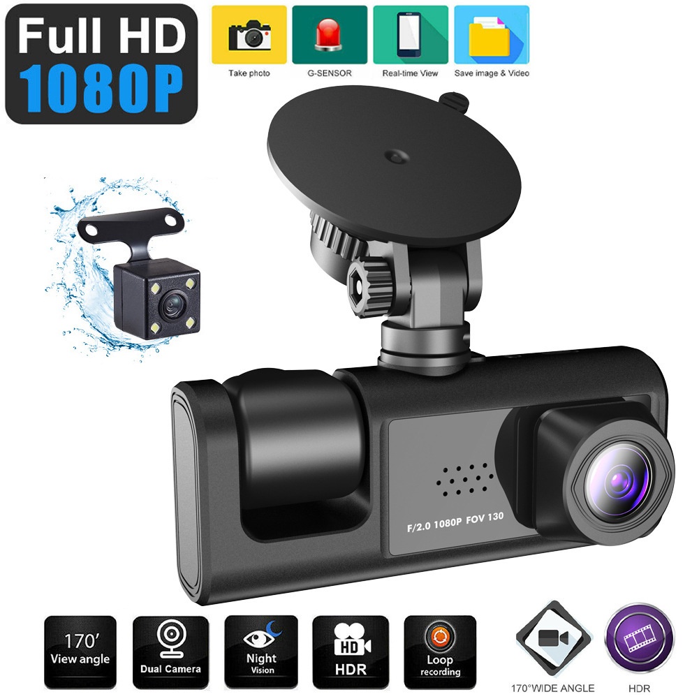 กล้องติดรถยนต์ขนาด3นิ้ว-กล้องdvr-full-hd-1080p-กล้องบันทึกวิดีโอ-มุมกว้าง