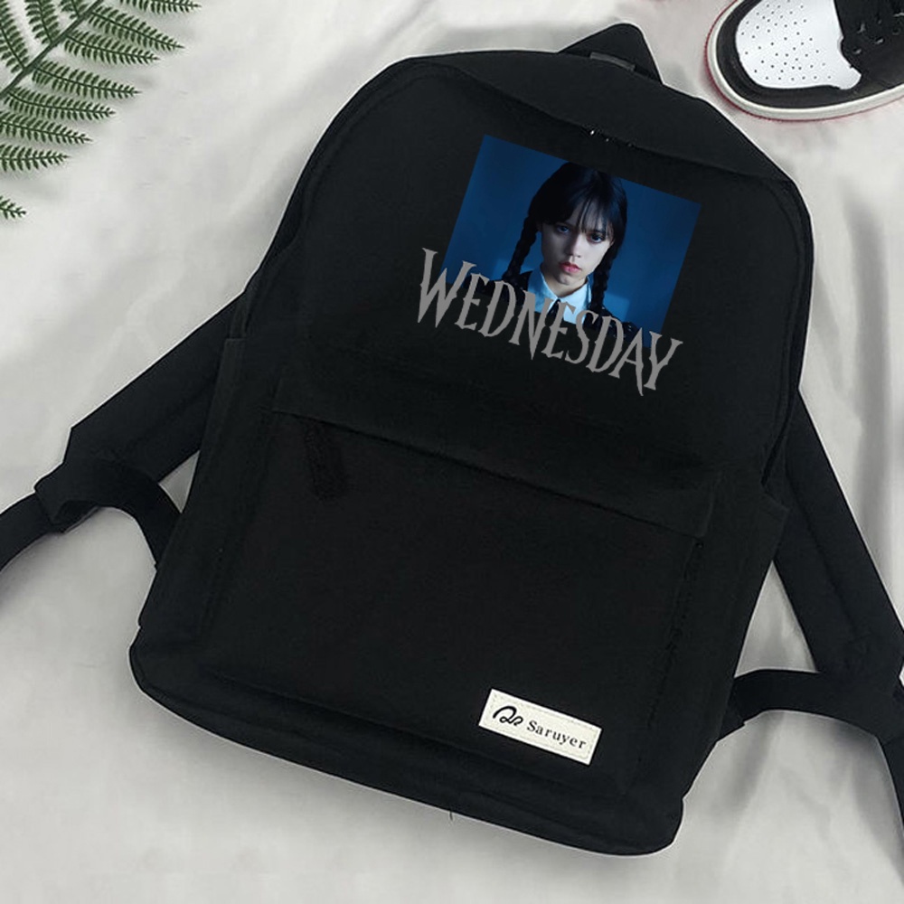 nevermore-academy-wednesday-addams-mochilas-bolsas-กระเป๋าเป้สะพายหลังแฟชั่น-ลายการ์ตูนอนิเมะ-สําหรับผู้หญิง