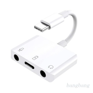 Bang การ์ดเสียง Type-C USB-C อินเตอร์เฟซ 3.5 มม. สําหรับหูฟัง ลําโพง คอมพิวเตอร์