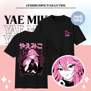GENSHIN IMPACT - YAE Shirt in Black/White/Pink_05