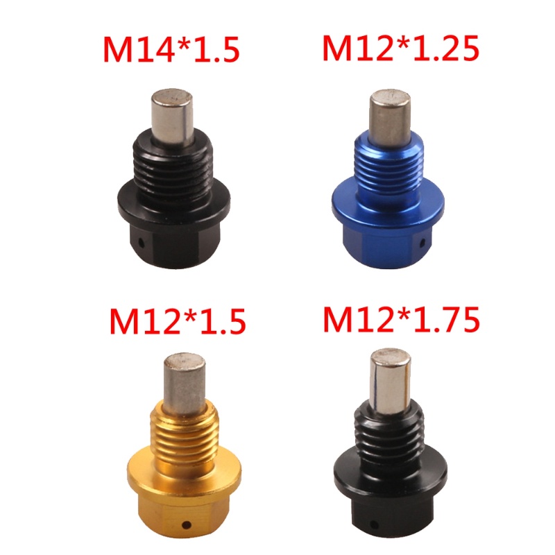 น็อตสกรูท่อระบายน้ํามัน-อลูมิเนียมอัลลอย-m12x1-5-1-25-1-75-m14-16-18-20-24x1-5-มม-ทนทาน-สําหรับรถยนต์