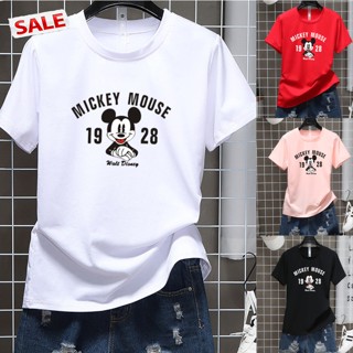 tdg Men Women T-shirt Tops Short Sleeve Cartoon Mouse Crew Neck Loose Couple Student Pullover_05