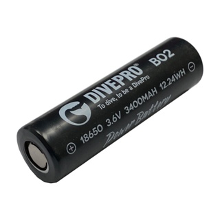 ถ่านไฟฉาย  แบตเตอรี่18650 Battery Divepro